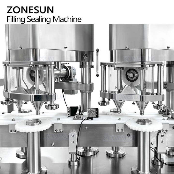 filling system of vial powder filling and sealing machine