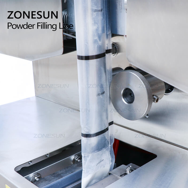 filling system of automatic powder sachet filling line