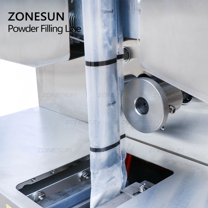 filling system of automatic powder sachet filling line