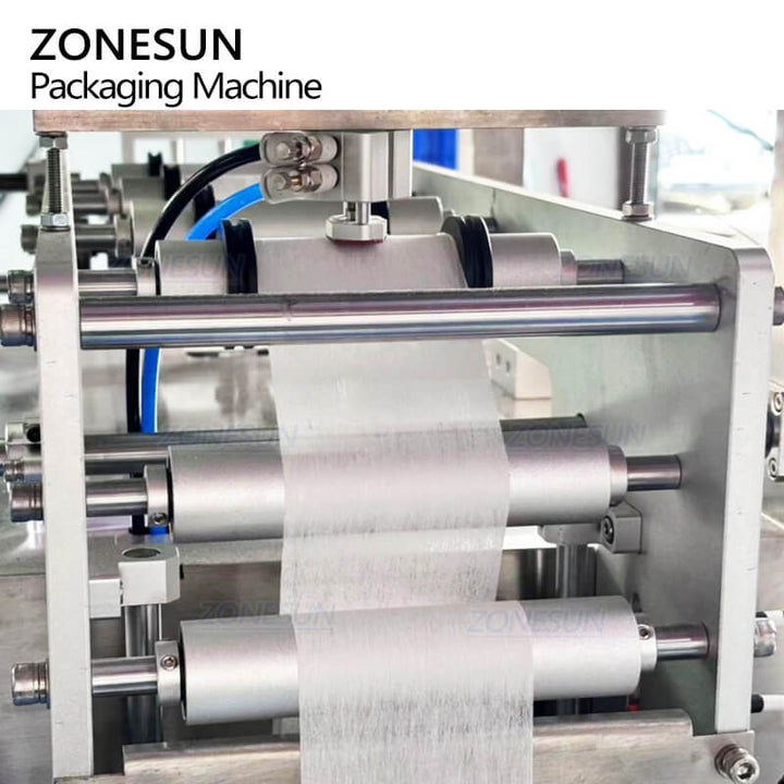 film winding structure of automatic fine granule packing machine