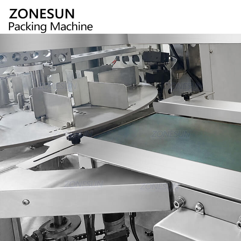 finished product conveyor of automatic horizontal premade pouch packing machine 