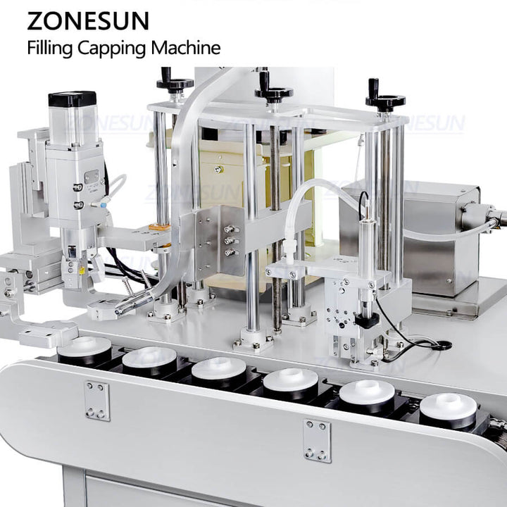fixing molds of ZS-AFC48 compact filling and capping machine