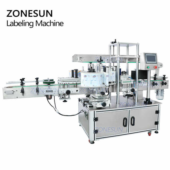 Square Labeling Machine Labeling Machine | ZS-TB300Z Square & Round Bottle Labeler