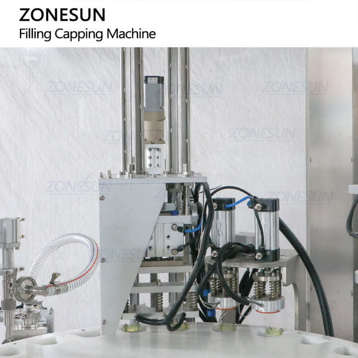 foil sealing machine of automatic cosmetic filling packaging machine