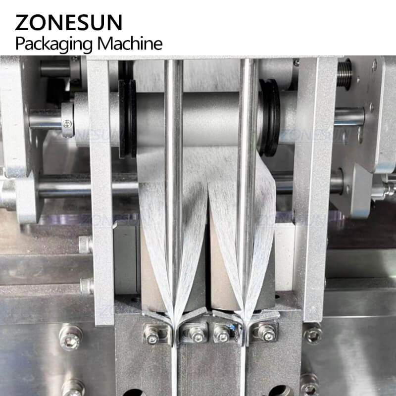 forming structure of VFFS packing machine for snus