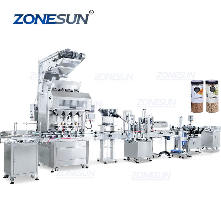 granule bottle filling line