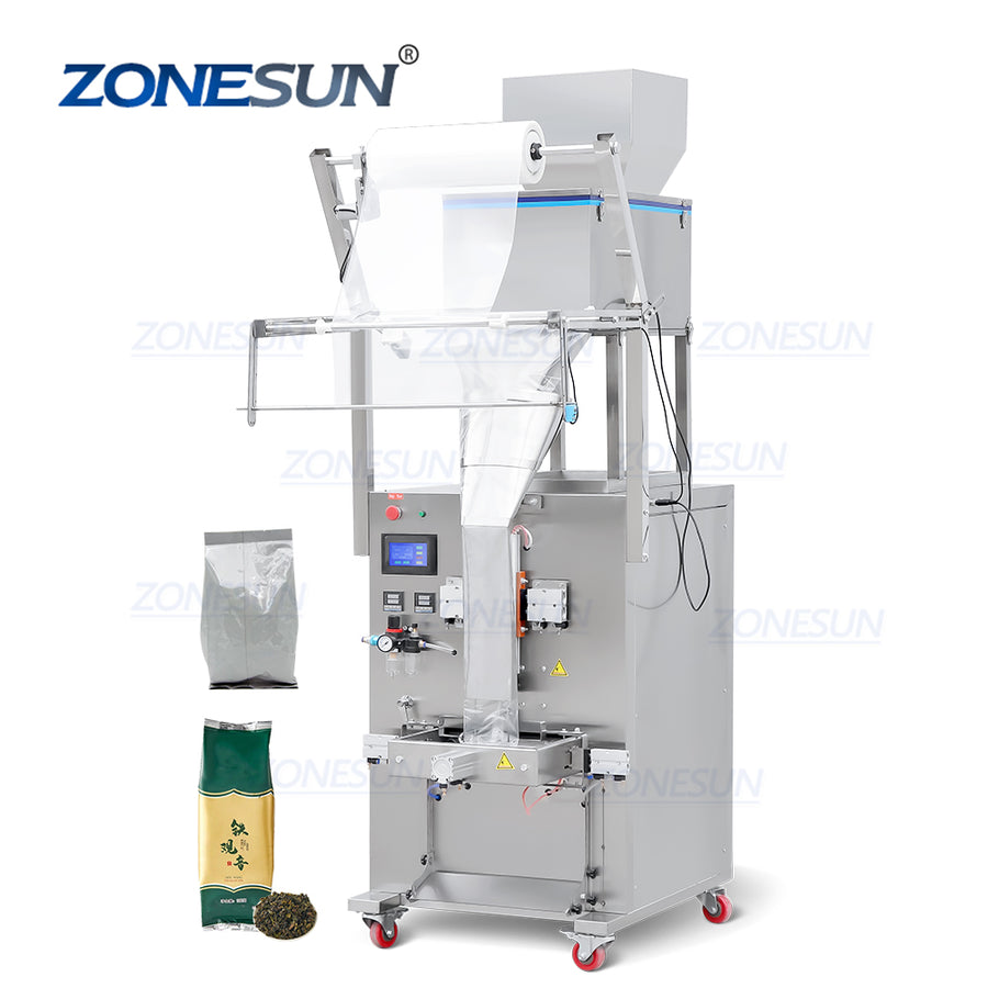 gusset pouch filling sealing machine