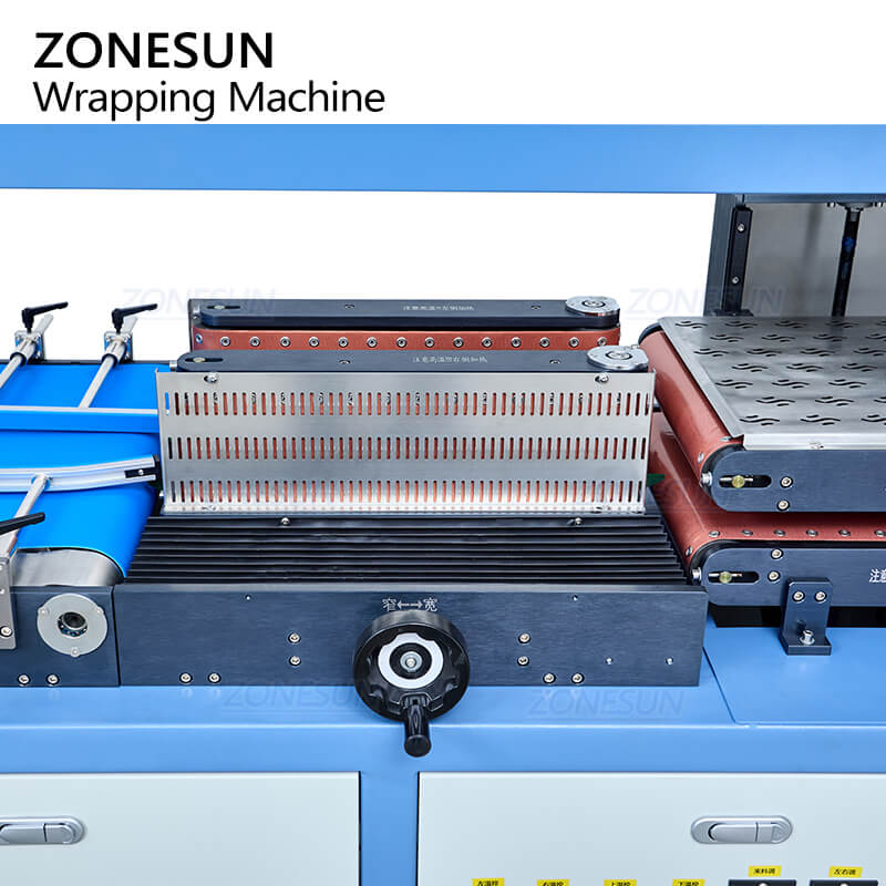 heat sealing structure of servo driven cigarette box overwrapping machine