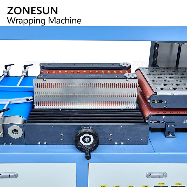 heat sealing structure of servo driven cigarette box overwrapping machine