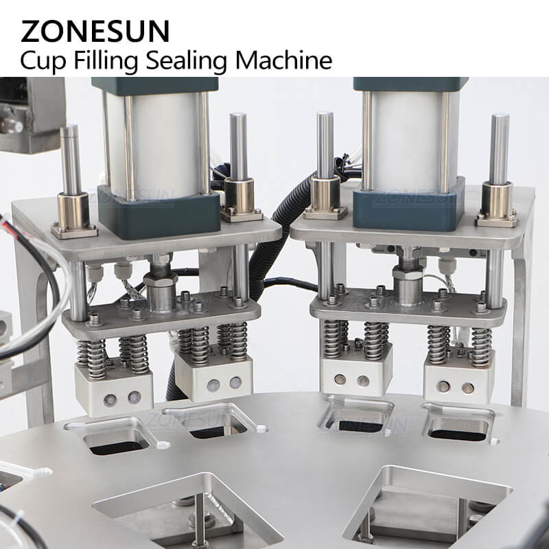 Heat Sealing Unit of rotary cup filling and sealing machine