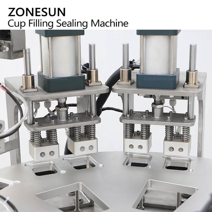 Heat Sealing Unit of rotary cup filling and sealing machine