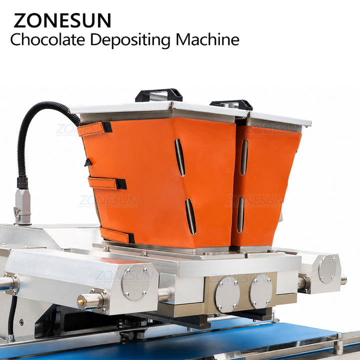food-grade stainless steel hopper of Automatic Chocolate Filling Machine