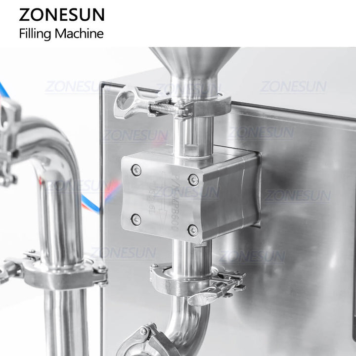 ZONESUN ZS-GTMP30L Halbautomat ische Magnetpumpen-Servomotor-Honig-Waschmittel-Massage-Öl-Lotion-Haut-Toner-Flüssig paste-Füll maschine