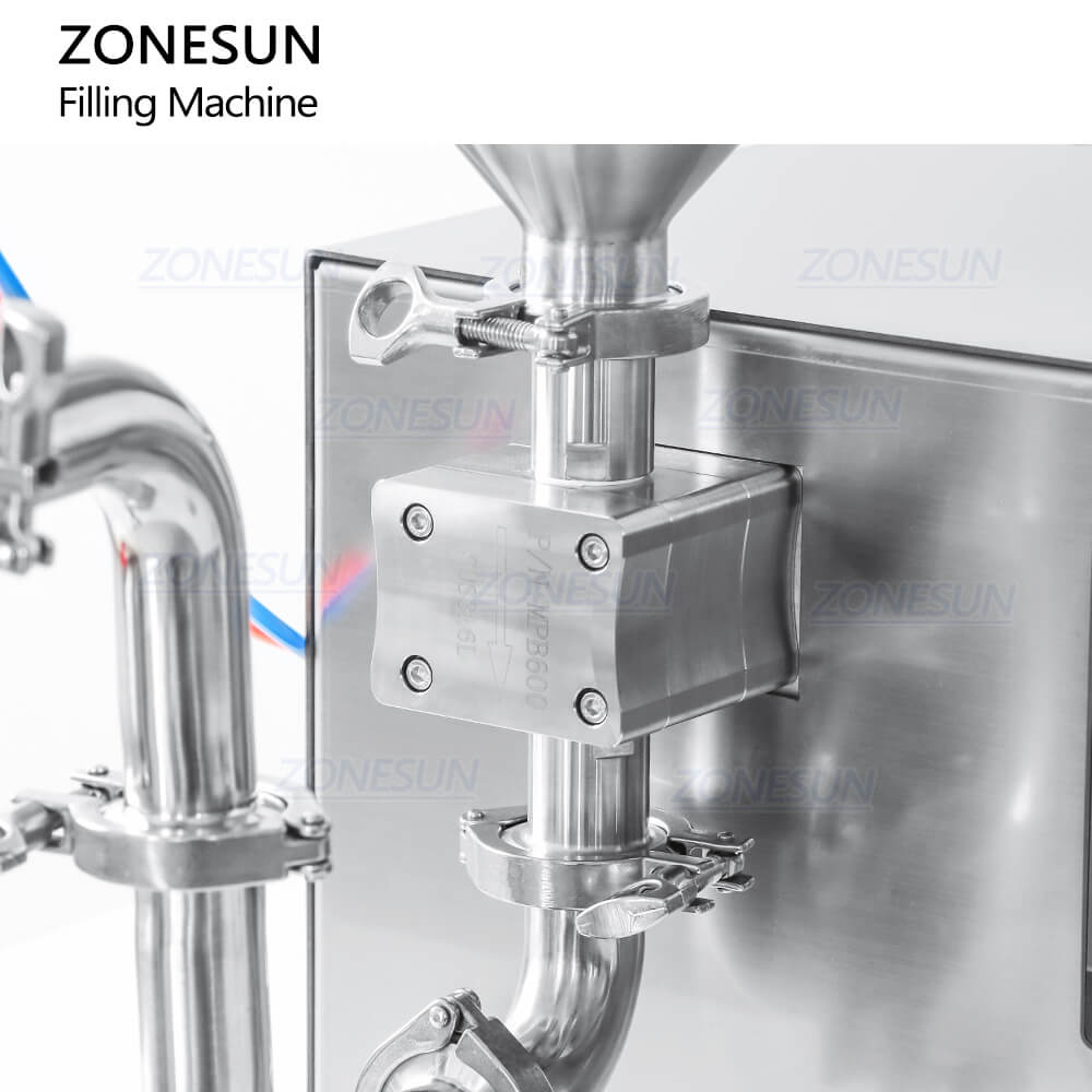 Zonesun ZS-GTMP30L félautomata nagy áramlási sebesség mágneses szivattyú szervómotor mézmosó mosószer masszázsolaj-krém bőr toner folyékony paszta töltőgép