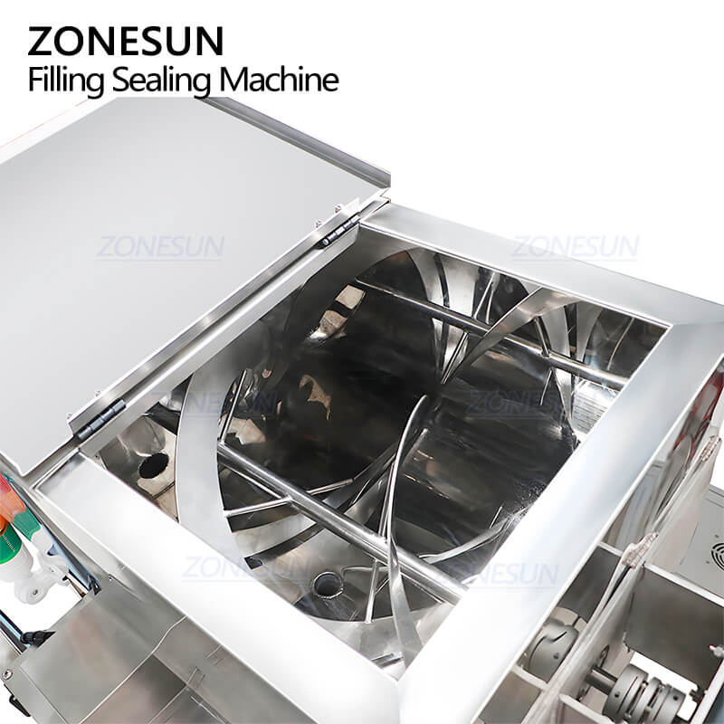 hopper of ZS-FS220U sachet packaging machine for nutritional supplements