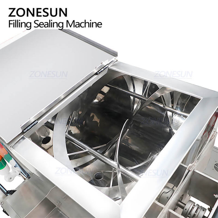 hopper of ZS-FS220U sachet packaging machine for nutritional supplements
