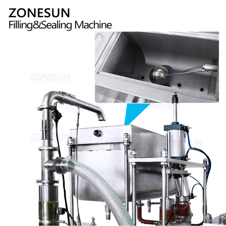 heating hopper of paste filling sealing machine