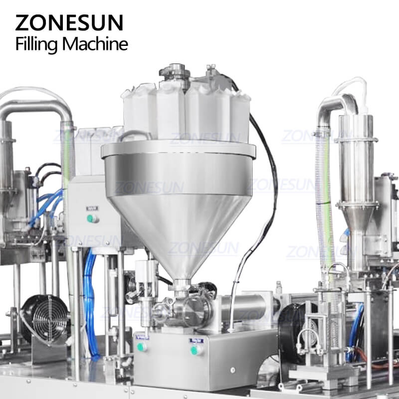 hopper of ZS-GTC1000 gable-top carton packaging machine