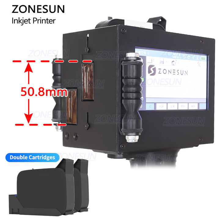 printing height of inkjet coder for expiry date