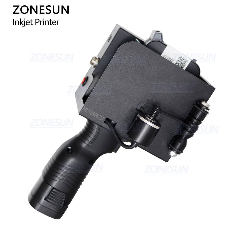 ZONESUN Intelligent Handheld Multicolour Date Inkjet Coder Machine For ...
