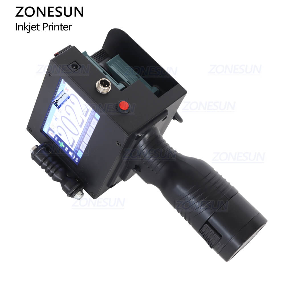 ZONESUN Intelligent Handheld Multicolour Date Inkjet Coder Machine For ...