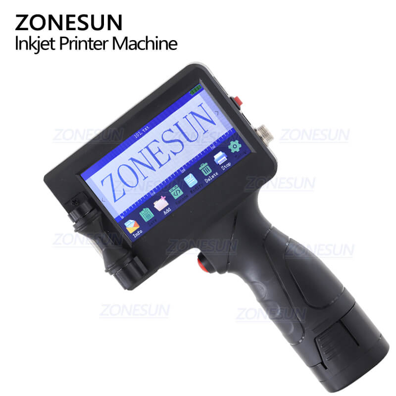 Handheld Intelligent Barcode QR Code Inkjet Coding Machine For