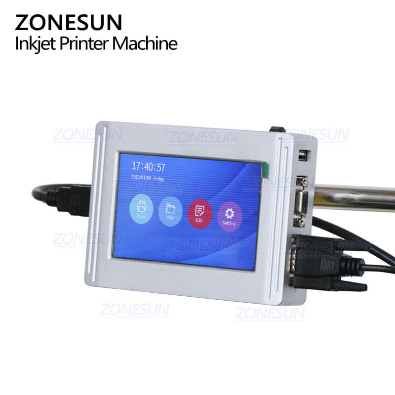 High Speed Touch Screen Online Inkjet Printer Logo Date Batch Number ...