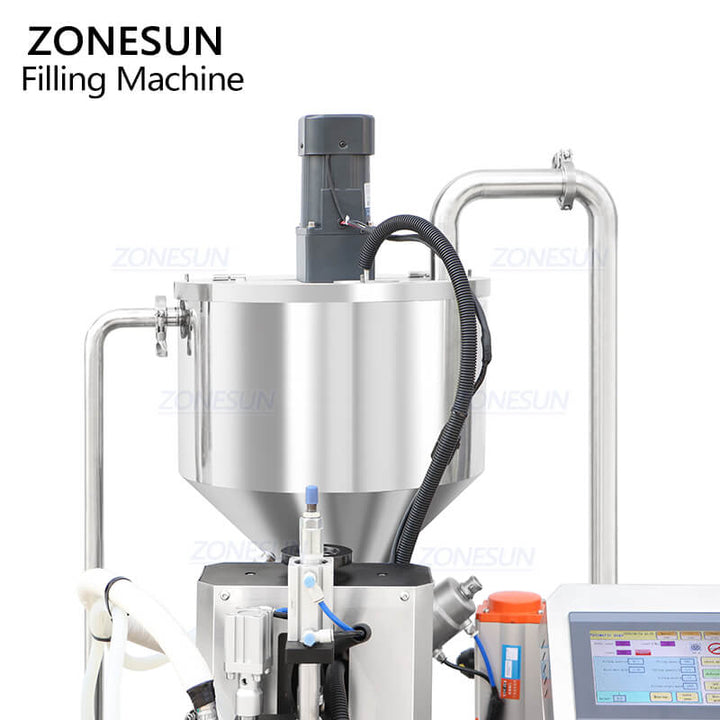 jacketed hopper of automatic filling machine