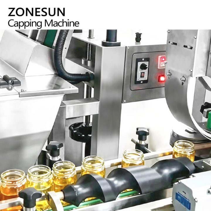 automatic jar capping machine with vacuum sealing