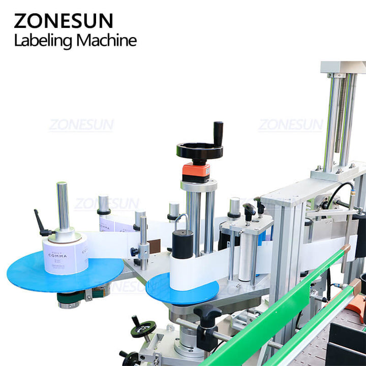 label roll feeding system of automatic labeling machine