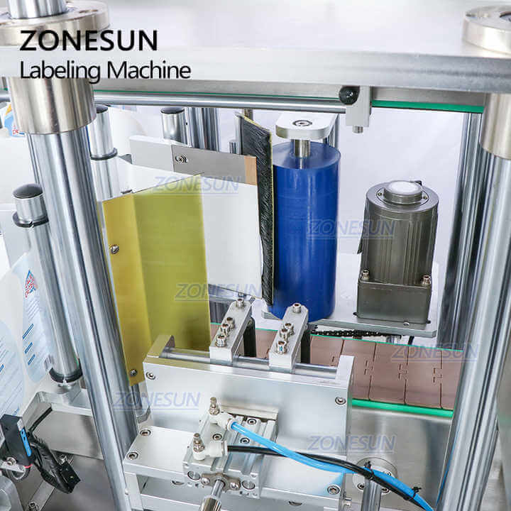 Square Component Labeling Labeling Machine | ZS-TB300Z Square & Round Bottle Labeler