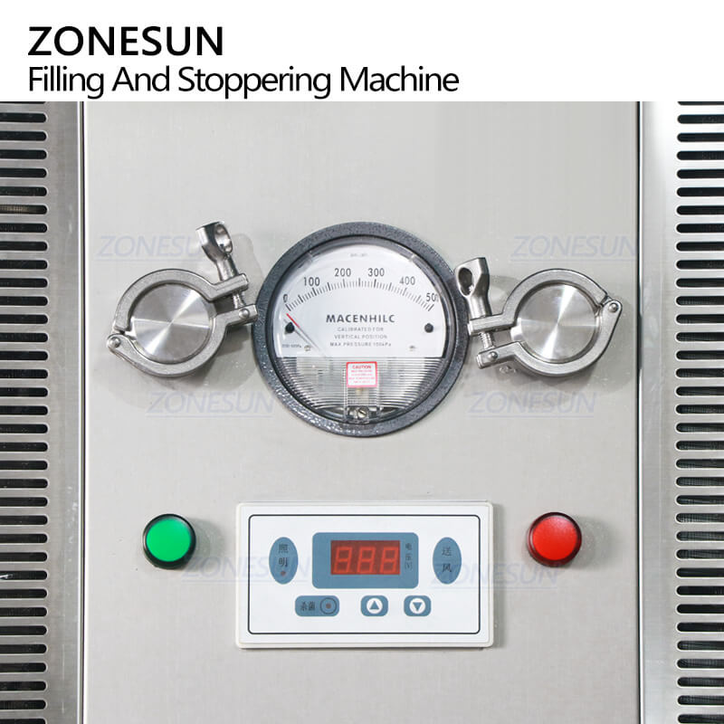 laminar flow hood of automatic filling and stoppering machine