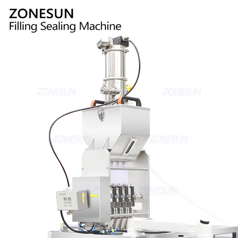 large capacity hopper of salt packet packing machine