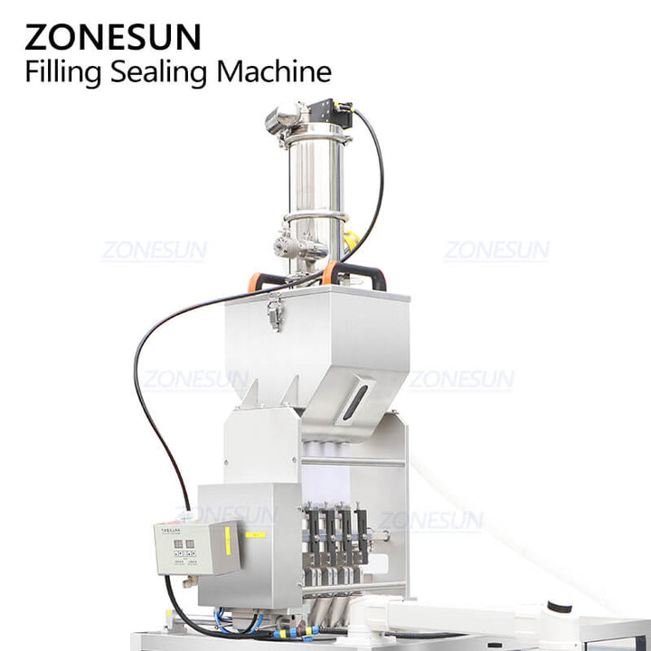 large capacity hopper of salt packet packing machine