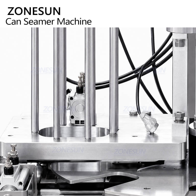 lid feeding guide rail system of metal can seaming machine