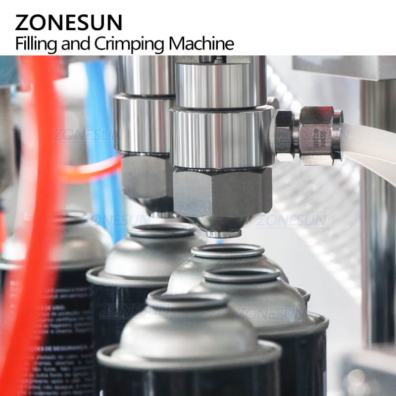 liquid filling system of automatic aerosol filling machine