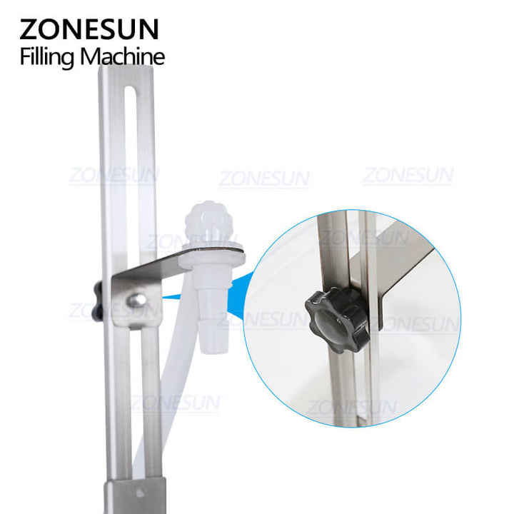 filling nozzle of semi-automatic liquid weighing machine 