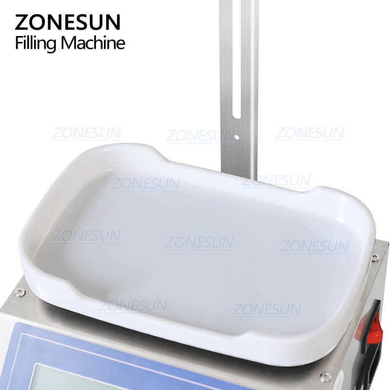 weighing tray of semi-automatic liquid weighing machine 