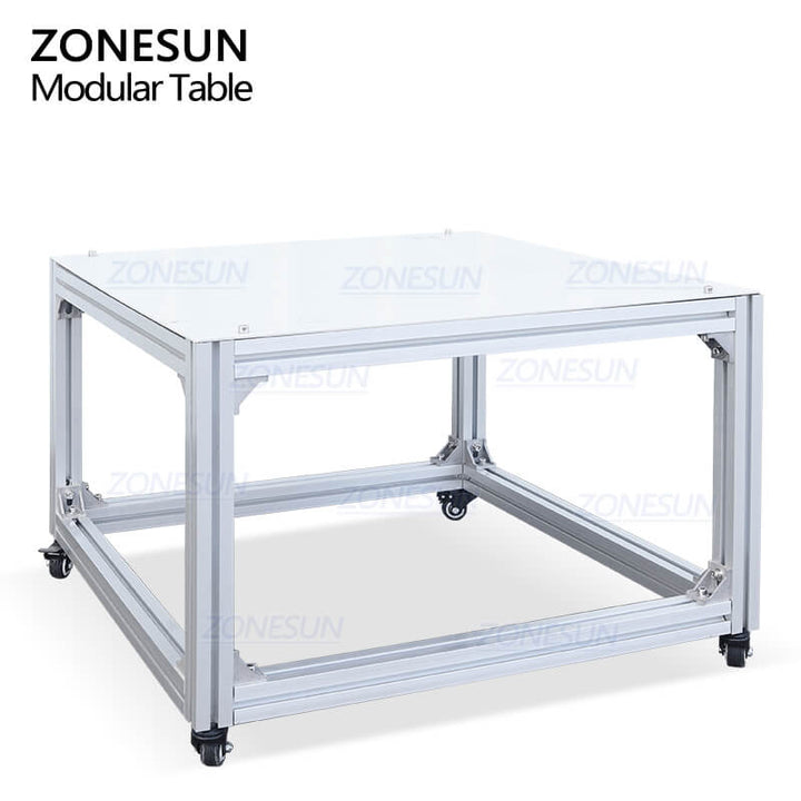 Metal Aluminum Alloy Workbench Movable Machine Table For Tabletop ...
