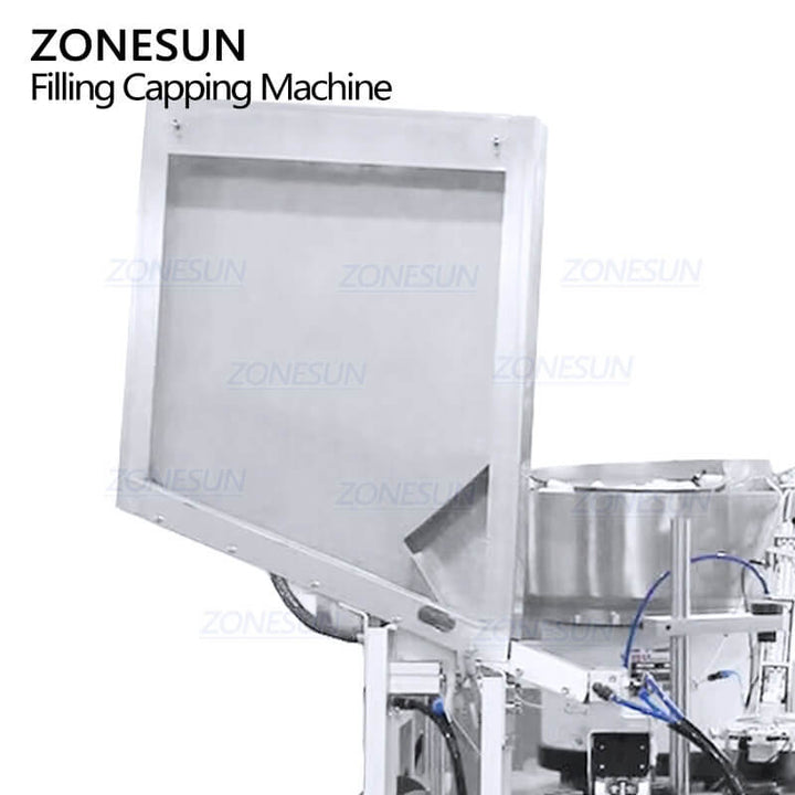 ZONESUN ZS-AFC23A Automatic Mascara Cream Liquid Eyeshadow Small Jelly Lip Gloss Tube Filling Capping Machine Packaging Equipment