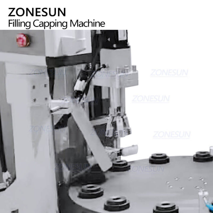 ZONESUN ZS-AFC23A Automatic Mascara Cream Liquid Eyeshadow Small Jelly Lip Gloss Tube Filling Capping Machine Packaging Equipment
