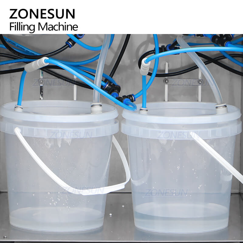 material container of can filling machine