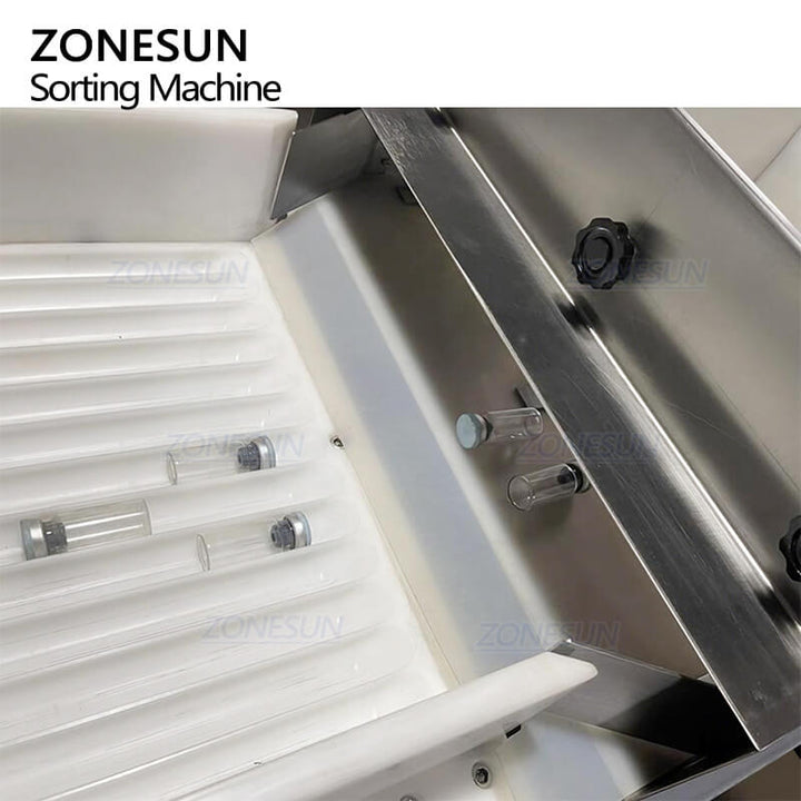 material feeding system of vial unscrambler machine