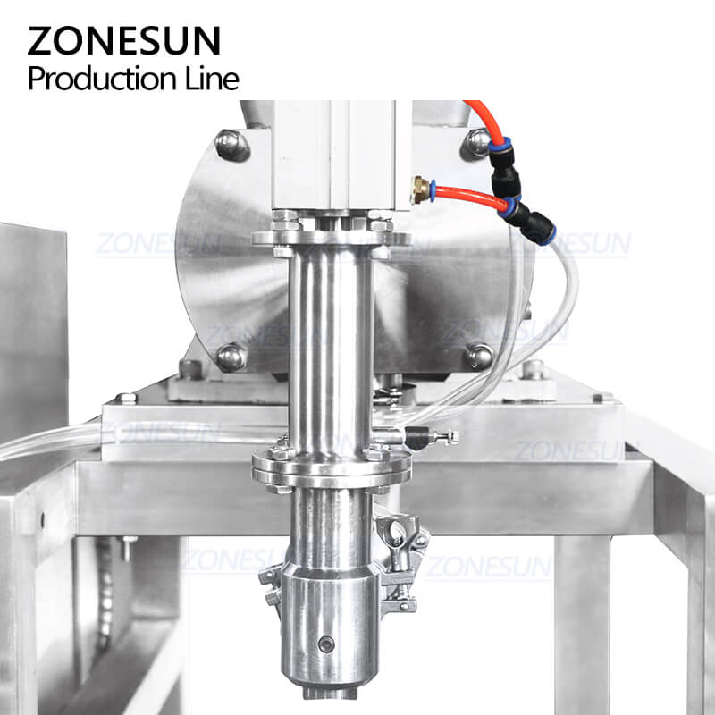 filling nozzle of minced meat bottling line