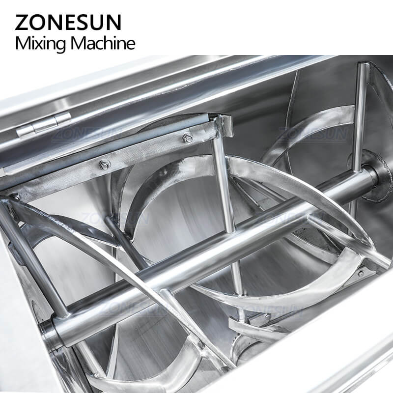 mixing blender of horizontal ribbon blender