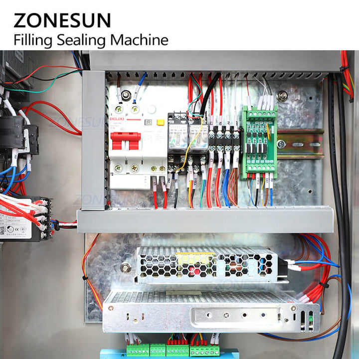 electrical system of trail mix packaging machine