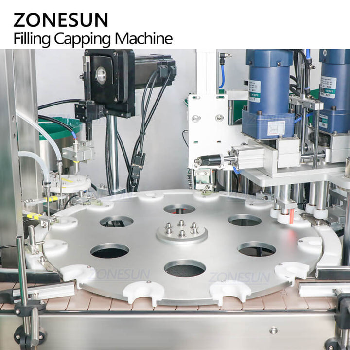 multi-station starwheel of compact automatic nail polish packaging machine