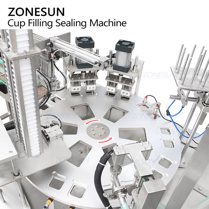 Multi-Station Rotary Starwheel of Automatic Rotary Cup Filling and Sealing Machine