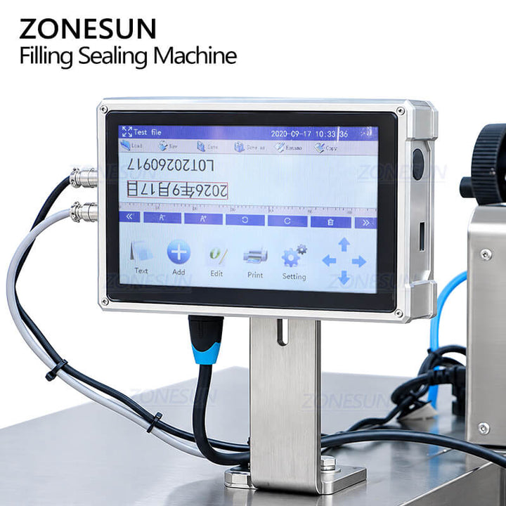 optional coding system of Automatic Premade Pouch Packing Machine