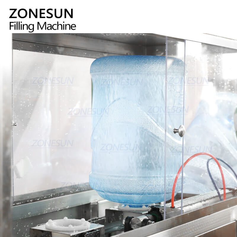 Jug Cod Machine 5 Gallon Plastic Purified Mineral Barreled Water Jug Bottle Filling ...